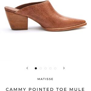 MATISSE CAMMY POINTED TOE MULE